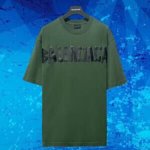 Balenciaga Green Men's T-shirt